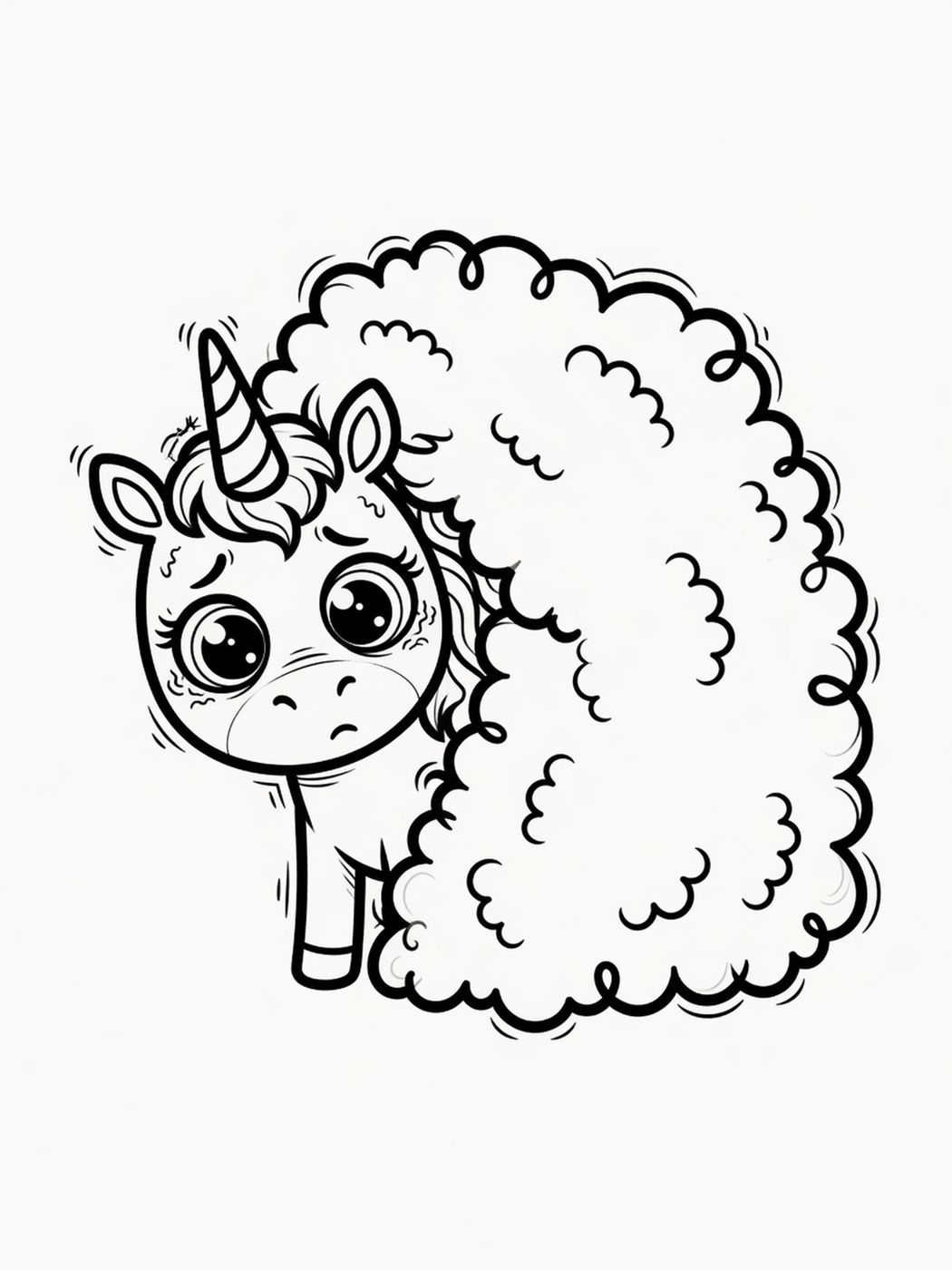 Bibber, das Angst-Einhorn
