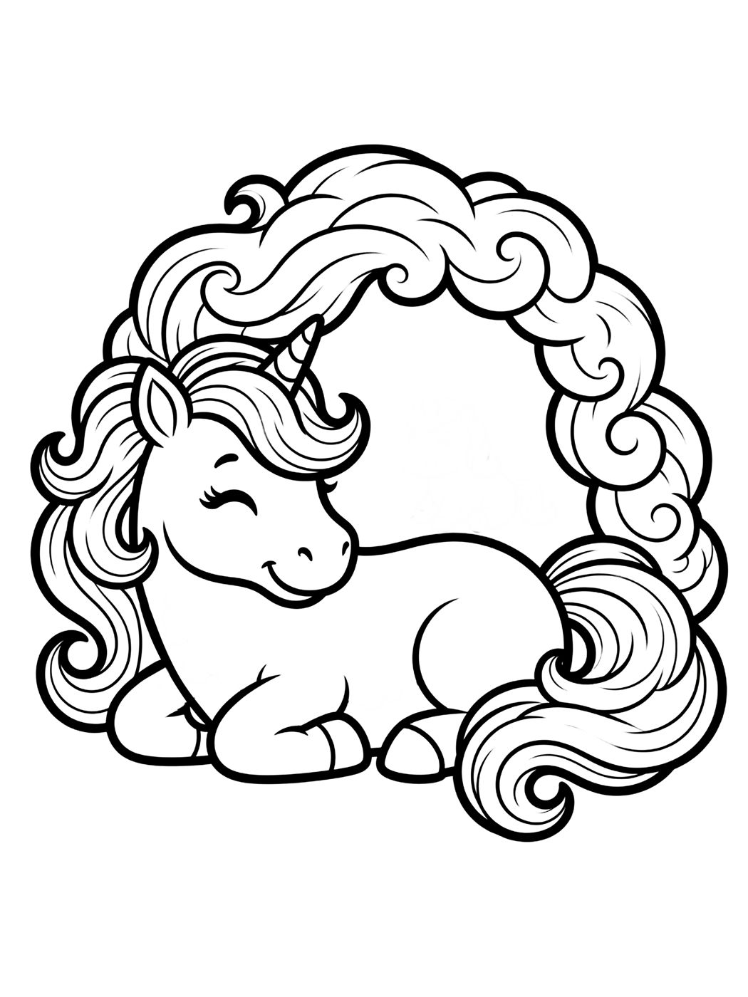 Kuschel, das Geborgenheits-Einhorn